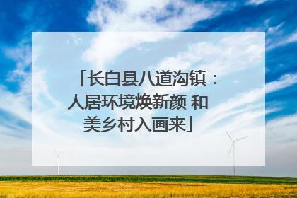 长白县八道沟镇：人居环境焕新颜 和美乡村入画来