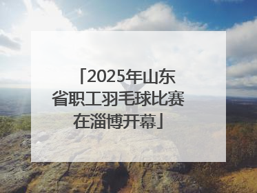 2025年山东省职工羽毛球比赛在淄博开幕