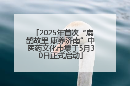 2025年首次“扁鹊故里 康养济南”中医药文化市集于5月30日正式启动